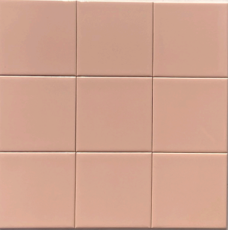 TL 00055 U 8x8 inch Pink Plain Glossy Finish Ceramic Wall Tile - 6 mm | Image 2