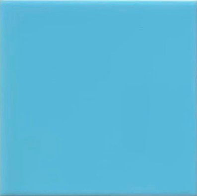 TL 00055 V 8x8 inch T Blue Plain Glossy Finish Ceramic Wall Tile - 6 mm | Image 1