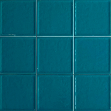 TL 00009 I 6x6 inches Aqua Blue Uneven Glossy Finish Tile | Image 2