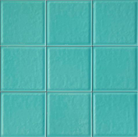 TL 00009 H 6x6 inches Aqua Green Uneven Glossy Finish Tile | Image 2