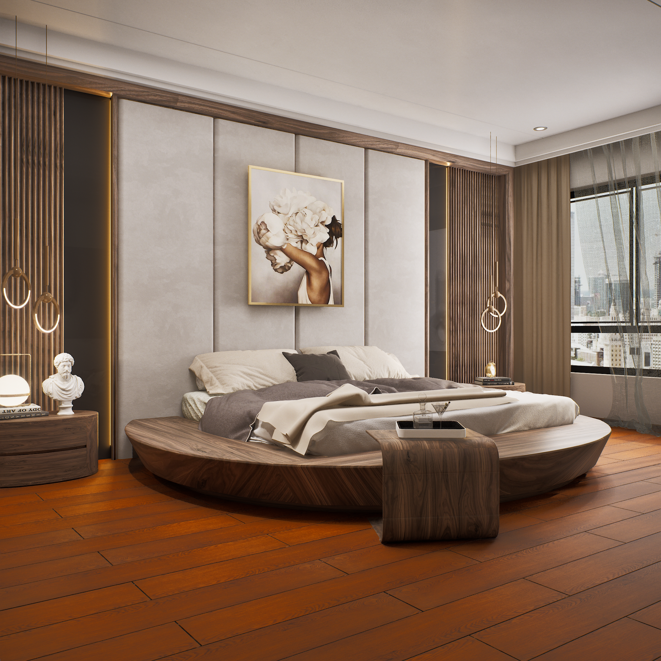 Room Application for LF 00303 B Caramel Brown | Image - 6