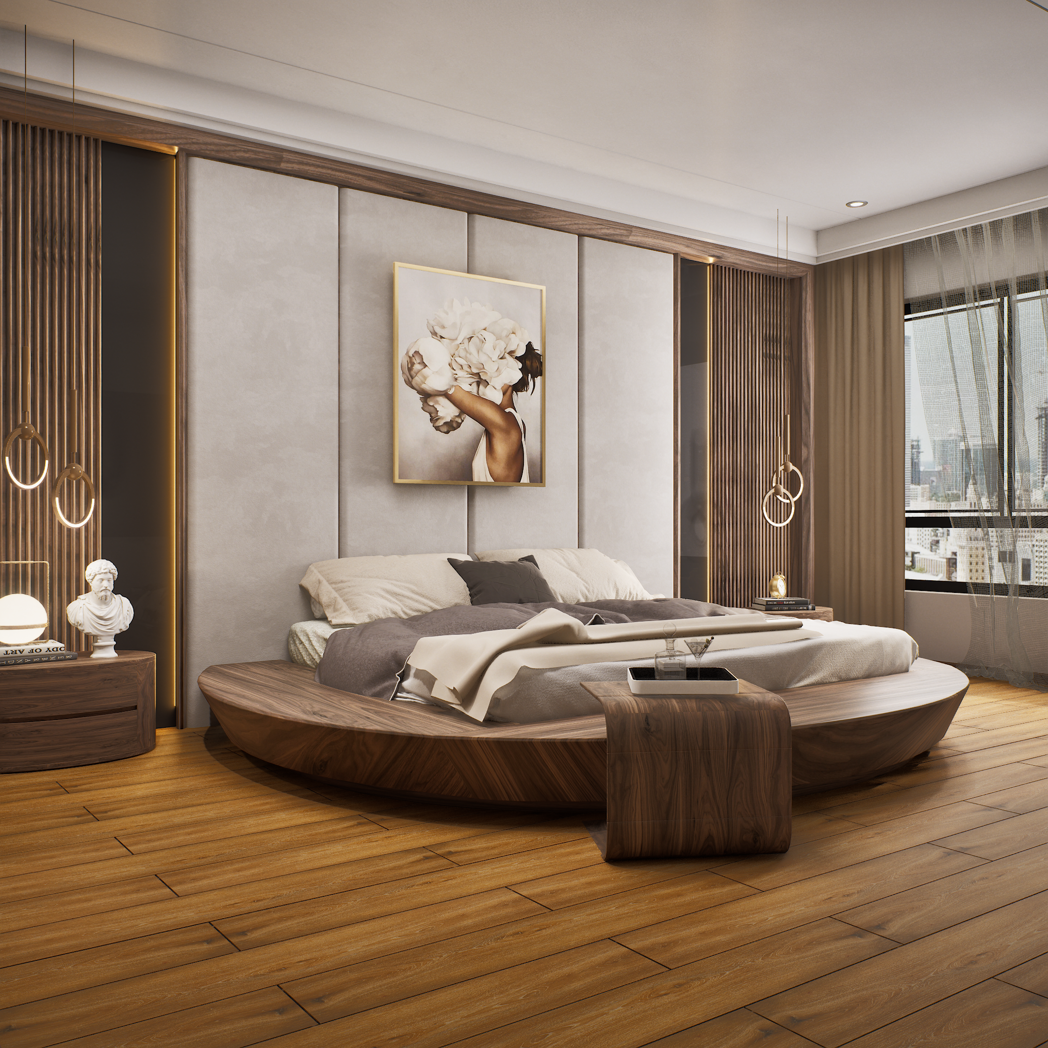 Room Application for LF 00303 D Olive Walnut | Image - 6