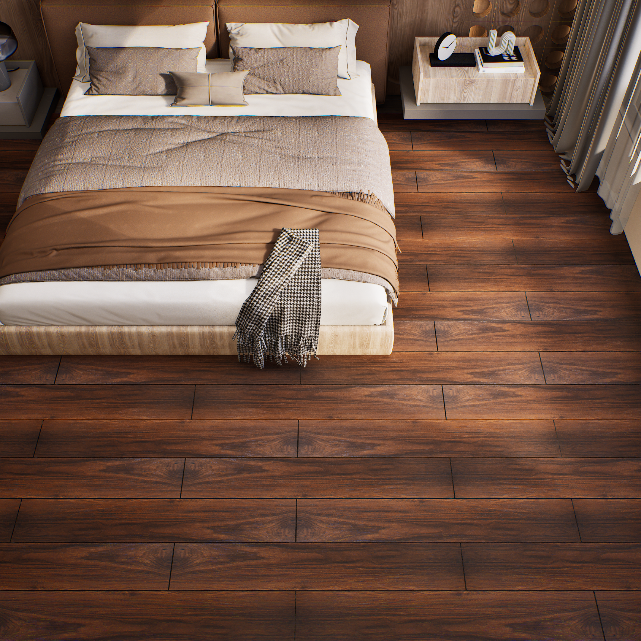 Room Closeup for LF 00299 Hickory Walnut | Image - 5