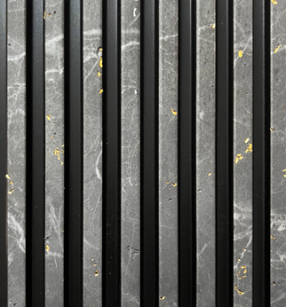 PN 00842 Octa Design Charcoal Louvers/Panels - 8 ft x 5 inch - 10   mm | Image 01