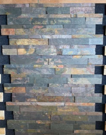 A close-up of a 1006 Kumlava Stone 609.6x152.4 mm Wall Cladding available at Material Depot in Bangalore