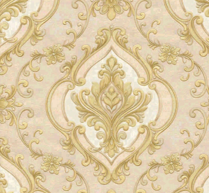 WP401-7 | 9.5 Meter x 21 Inches Damask look Wallpaper - 54.54 Sq. Ft. Image 01