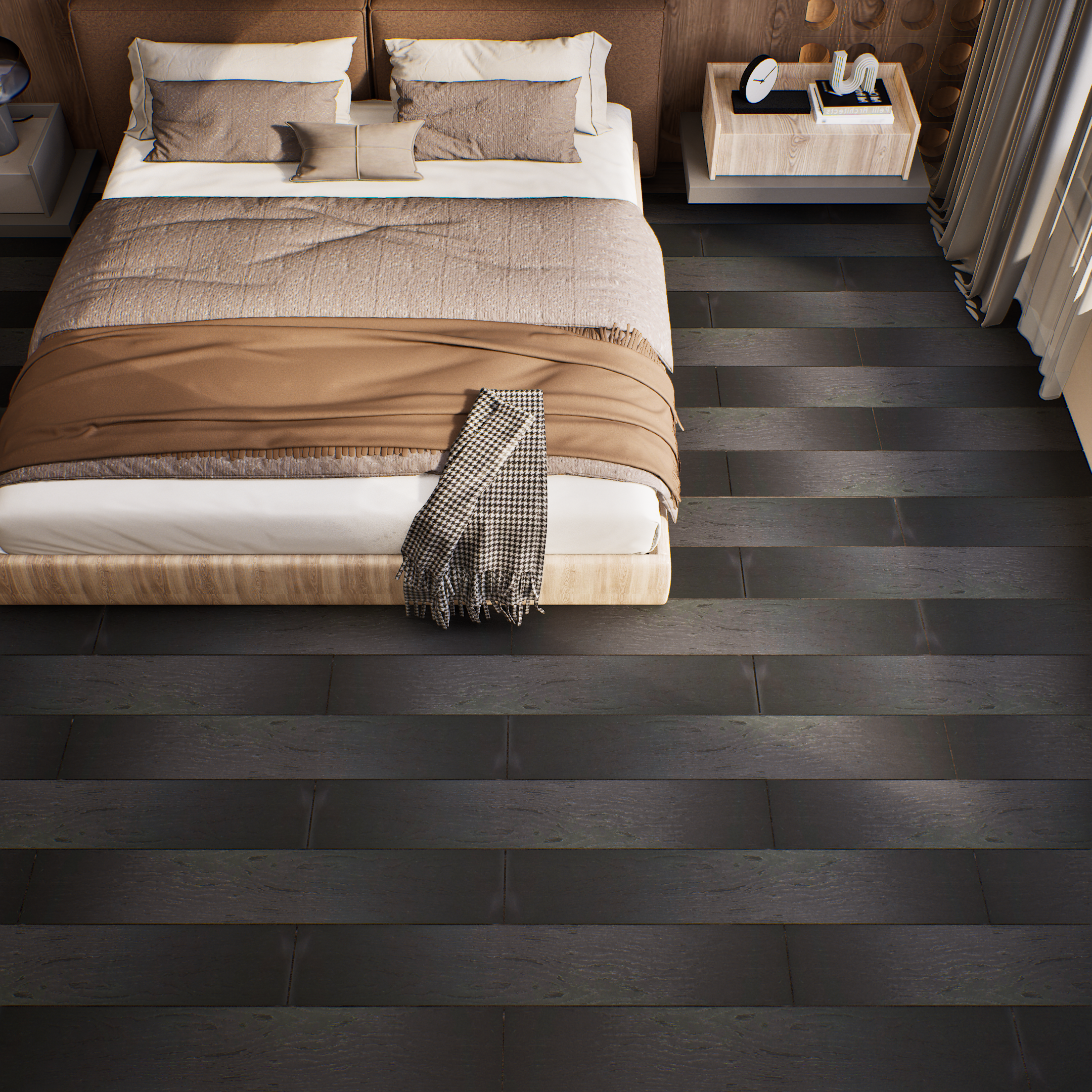 Room Closeup for Timber Black 72 x 7.6 inch (1800x190 mm) EF 00060 J | Image - 10