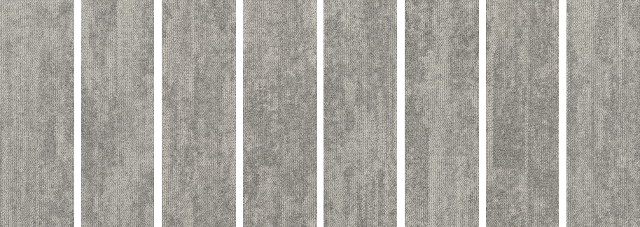 #100 - Cloud Grey 1000x250 mm 100 % PP/ Eco Back Carpet Tile - 5 mm  Image 02