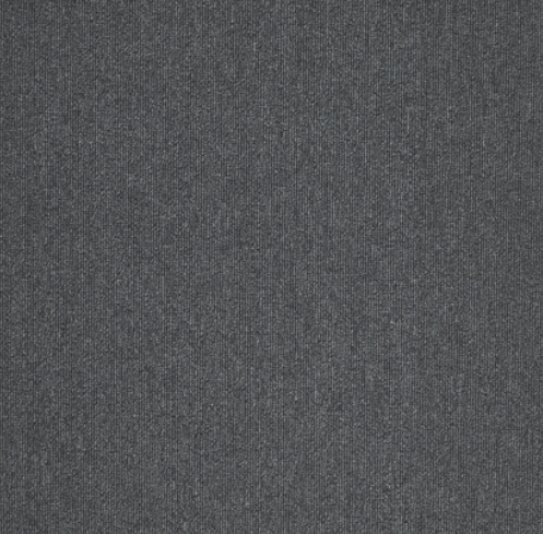419-Dark Grey Delta Series 500x500 mm 100% PP BCF Loop Pile/PVC Back Carpet Tile - 4 mm  Image 01