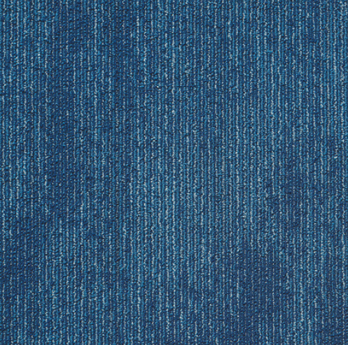 5184 - Blue 500x500 mm 100% PP/Eco Back Carpet Tile - 5 mm  Image 01