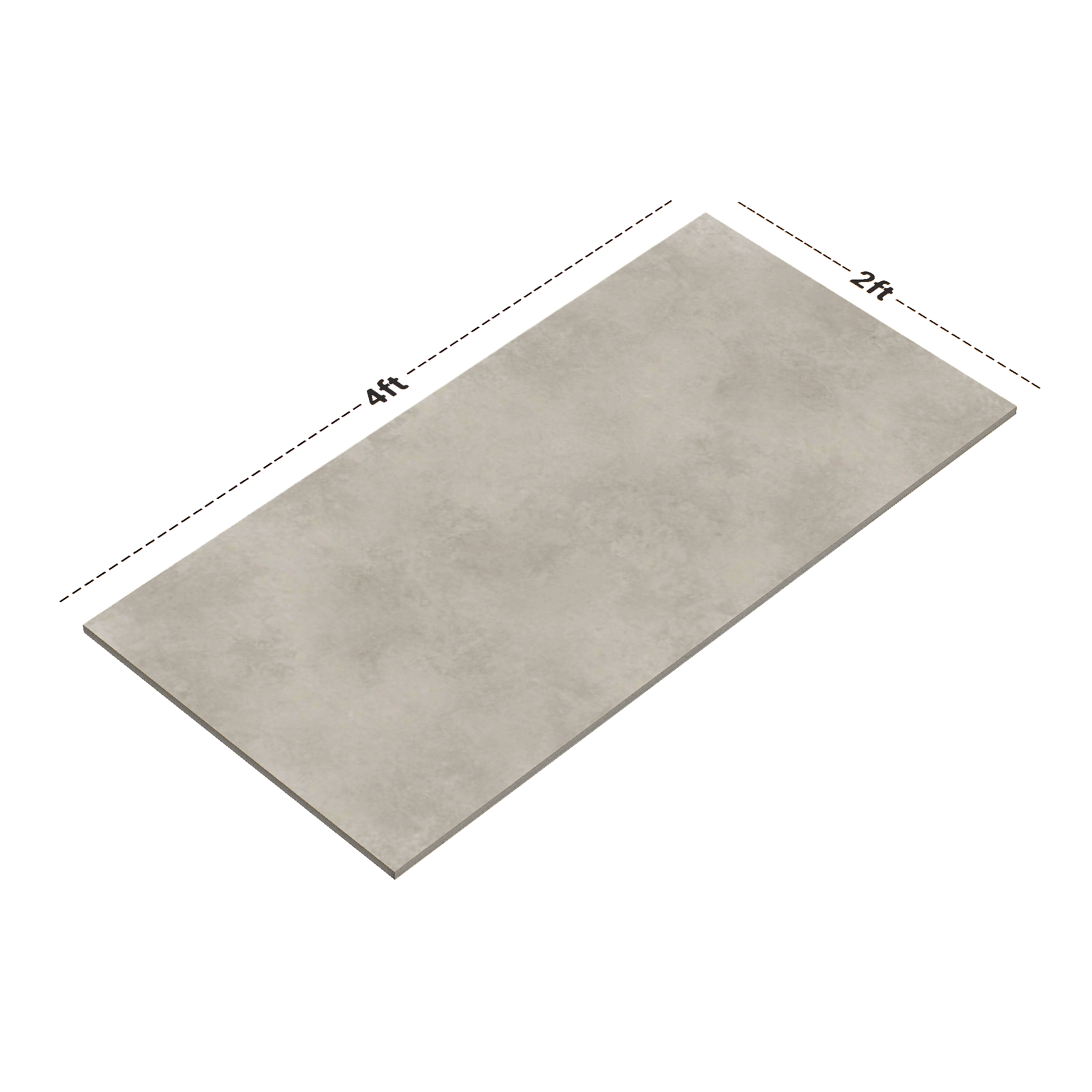 Dimension image of TL 00933 Stonex Bianco 1200 x 600 mm Tile | Material Depot