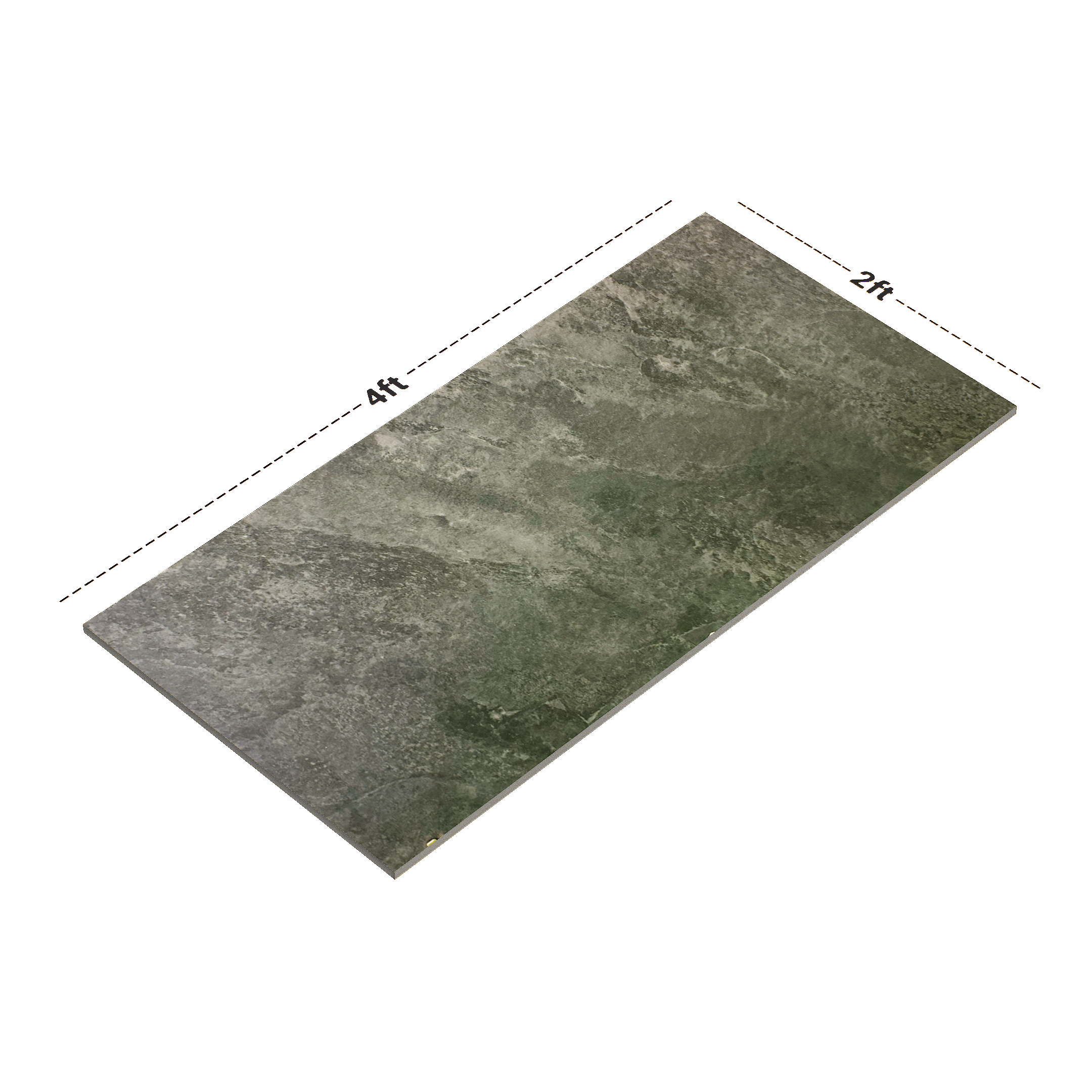 Dimension image of TL 01033 Aura Tarmac 1200 x 600 mm Tile - 9 mm | Material Depot