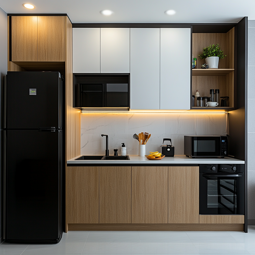 Compact Urban Kitchen: Modern Features in a Stylish Layout | Material Depot