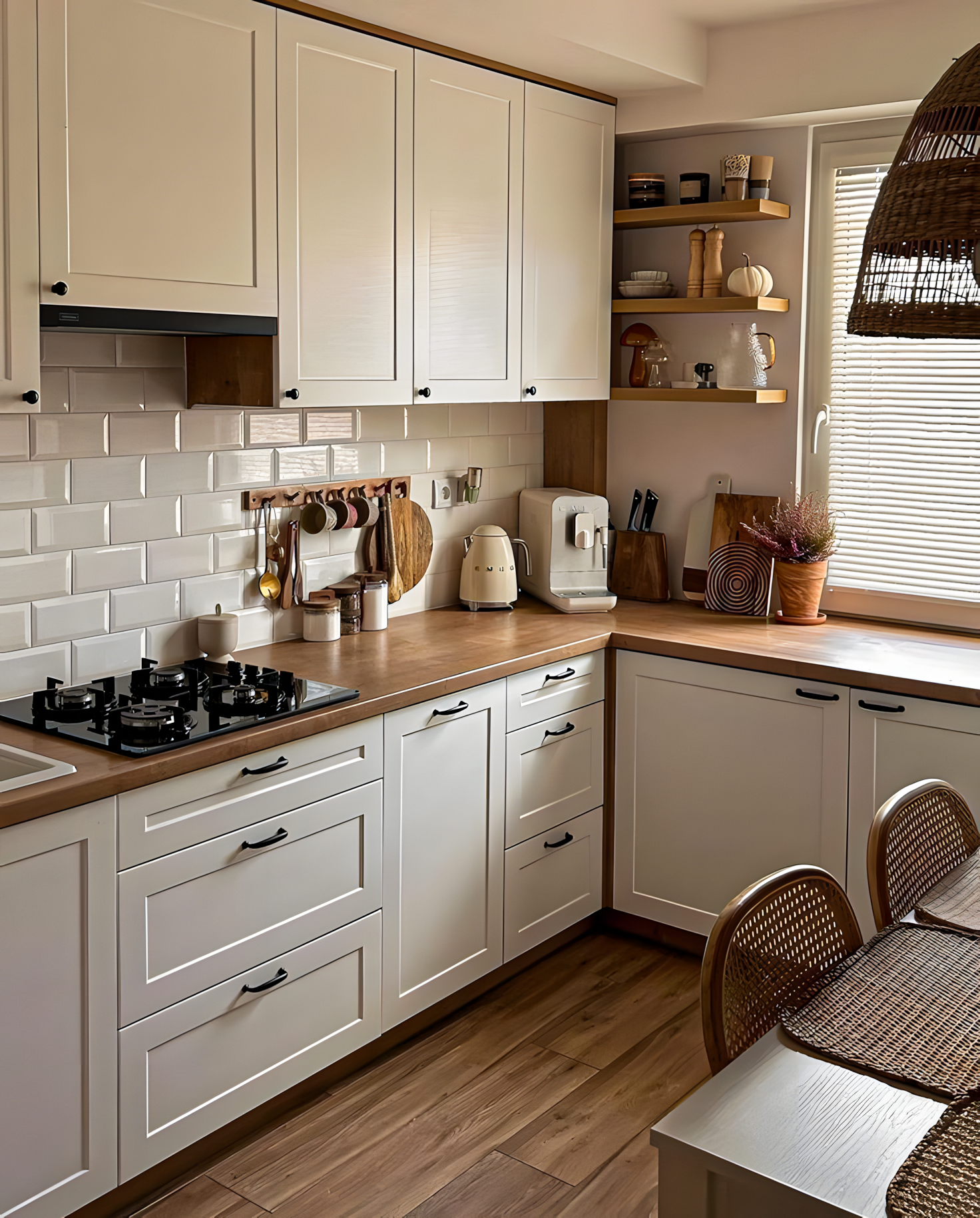 Cozy Cottage-Style Kitchen with Warm Wood Accents | Material Depot