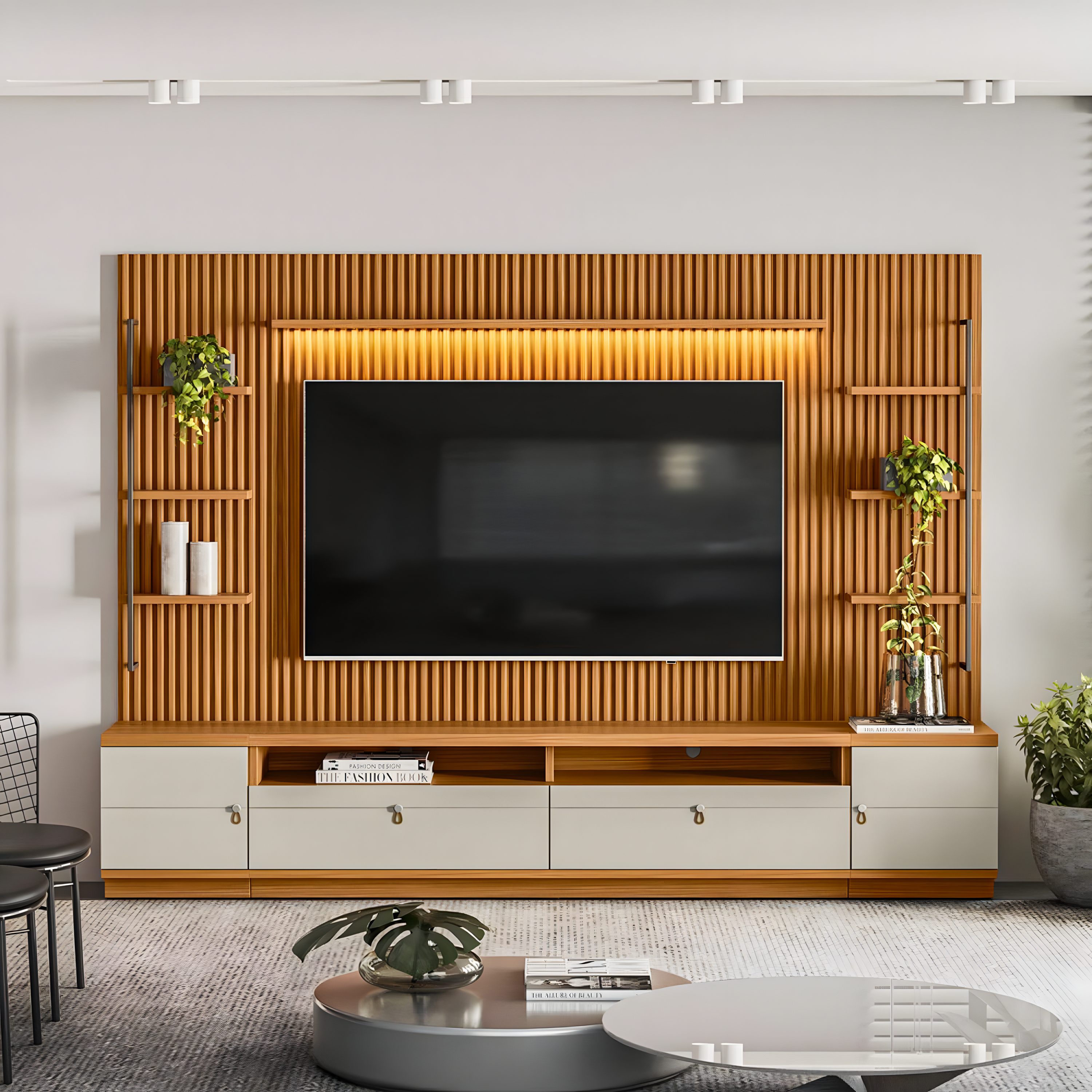 Elegant TV Unit : A Fusion Of Style And Functionality | Material Depot