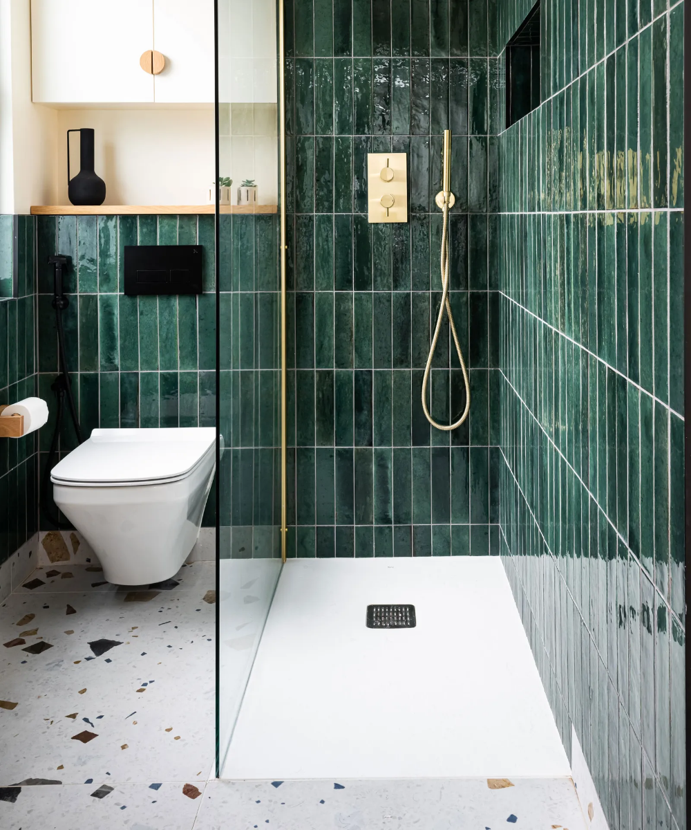 Emerald Elegance: A Modern Bathroom Retreat | Material Depot