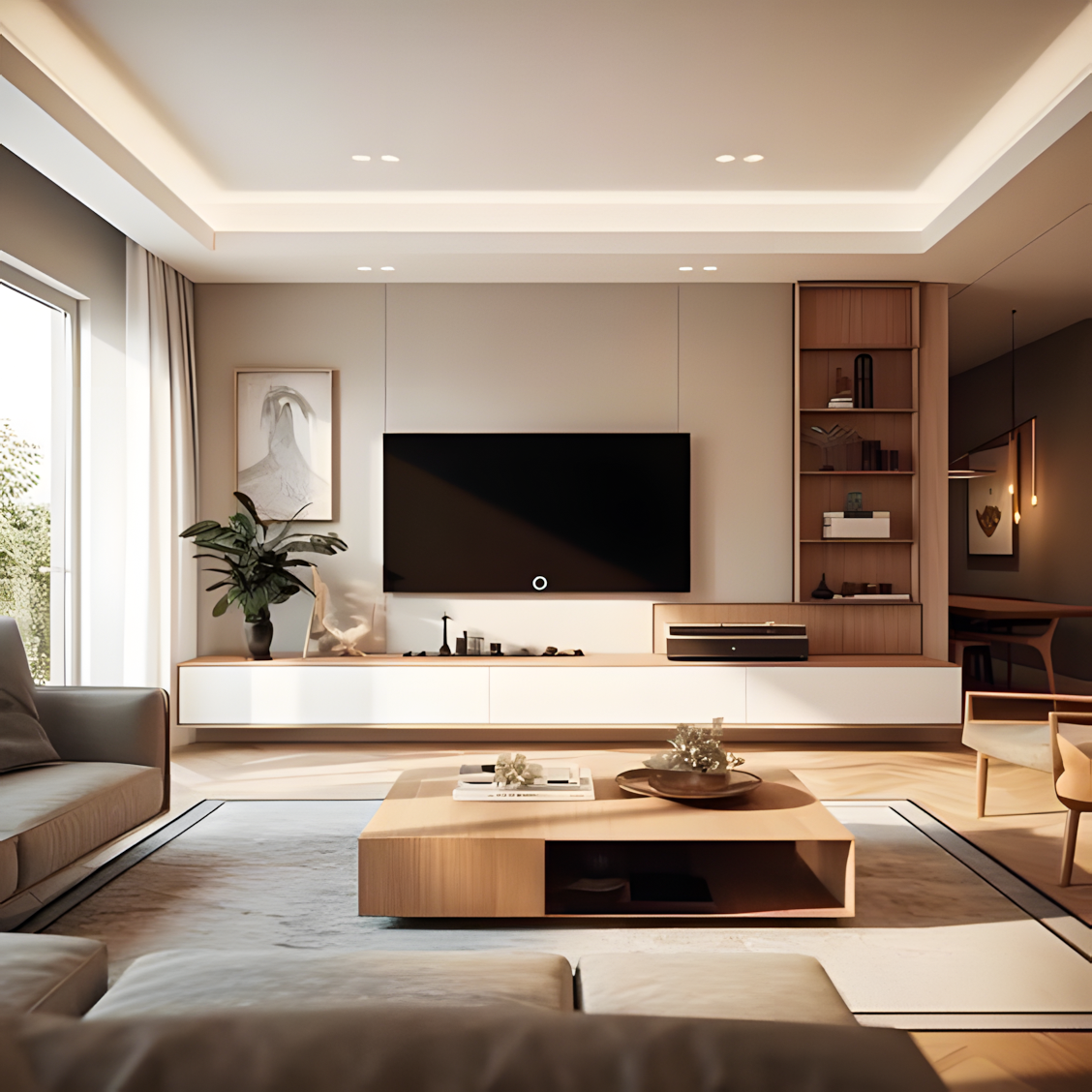 Modern TV Unit Design : A Study In Contemporary Interior Design | Material Depot