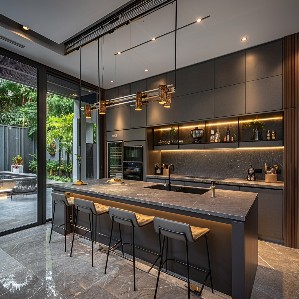 Modern Grey with Modern Kitchen Elegance | Material Depot