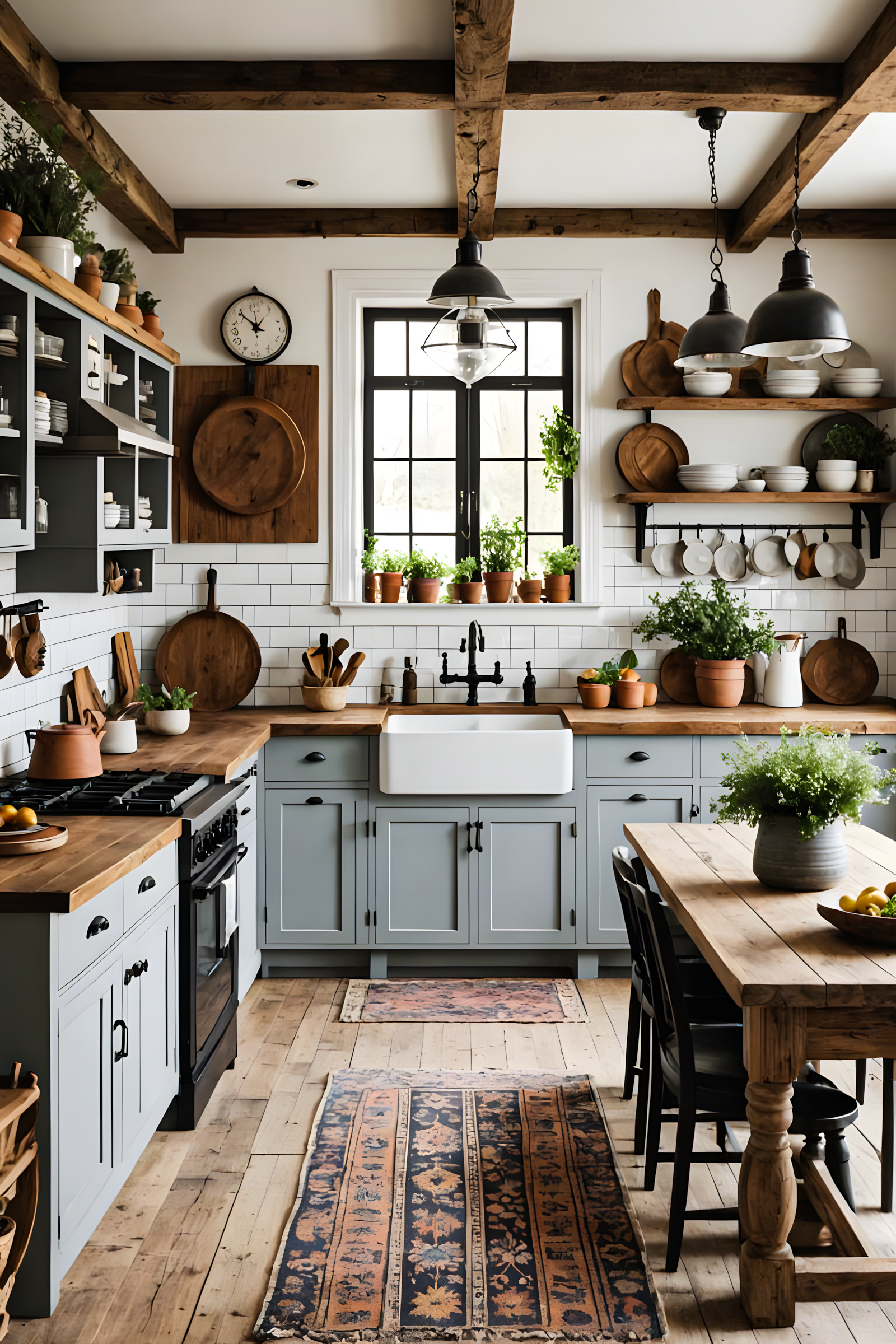 Rustic Farmhouse Kitchen with Vintage Charm | Material Depot