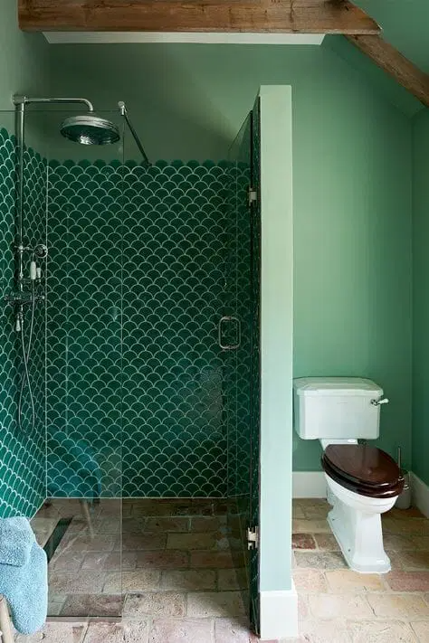 Rustic Retreat: Seafoam Serenity Bathroom | Material Depot