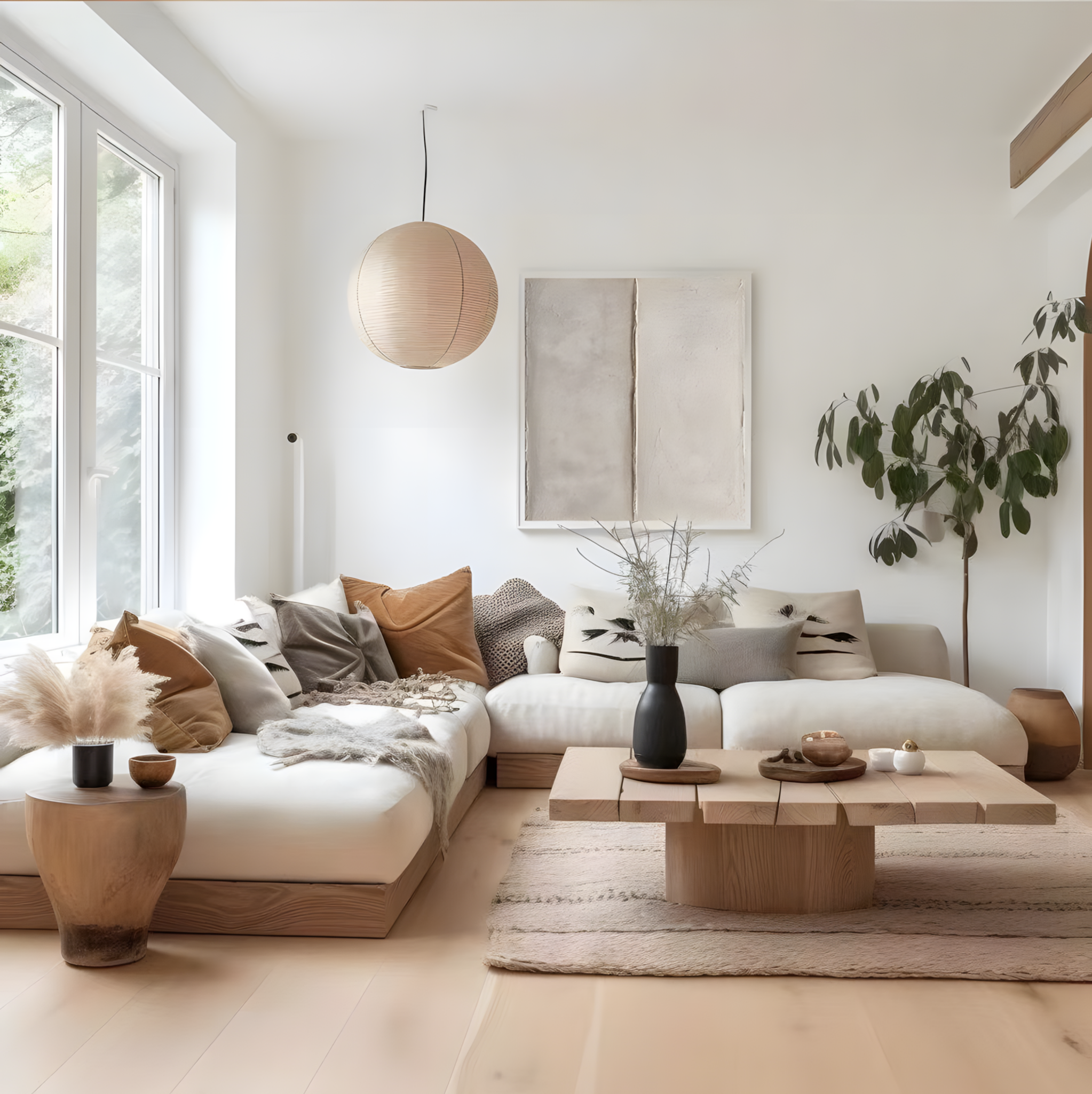 Serene Minimalism: A Study In Neutral Tones And Natural Textures | Material Depot