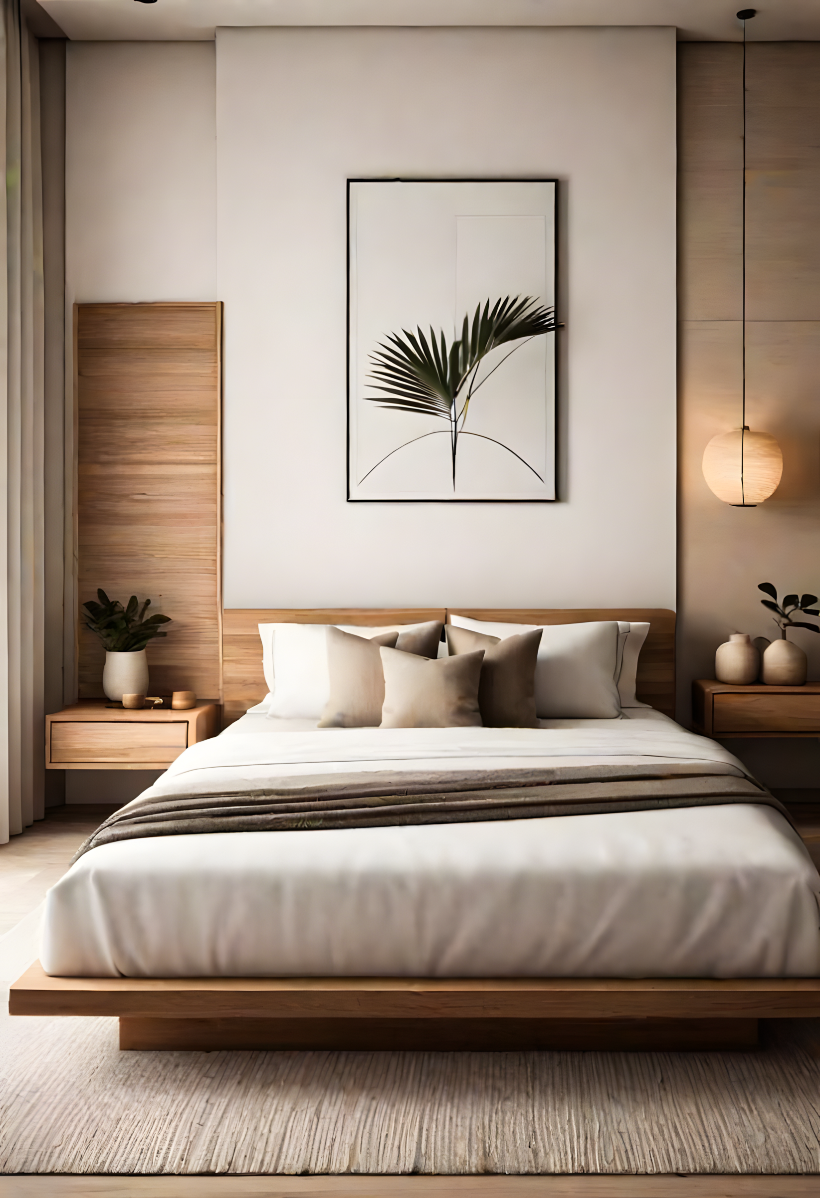 Serene Minimalist Bedroom Oasis | Material Depot