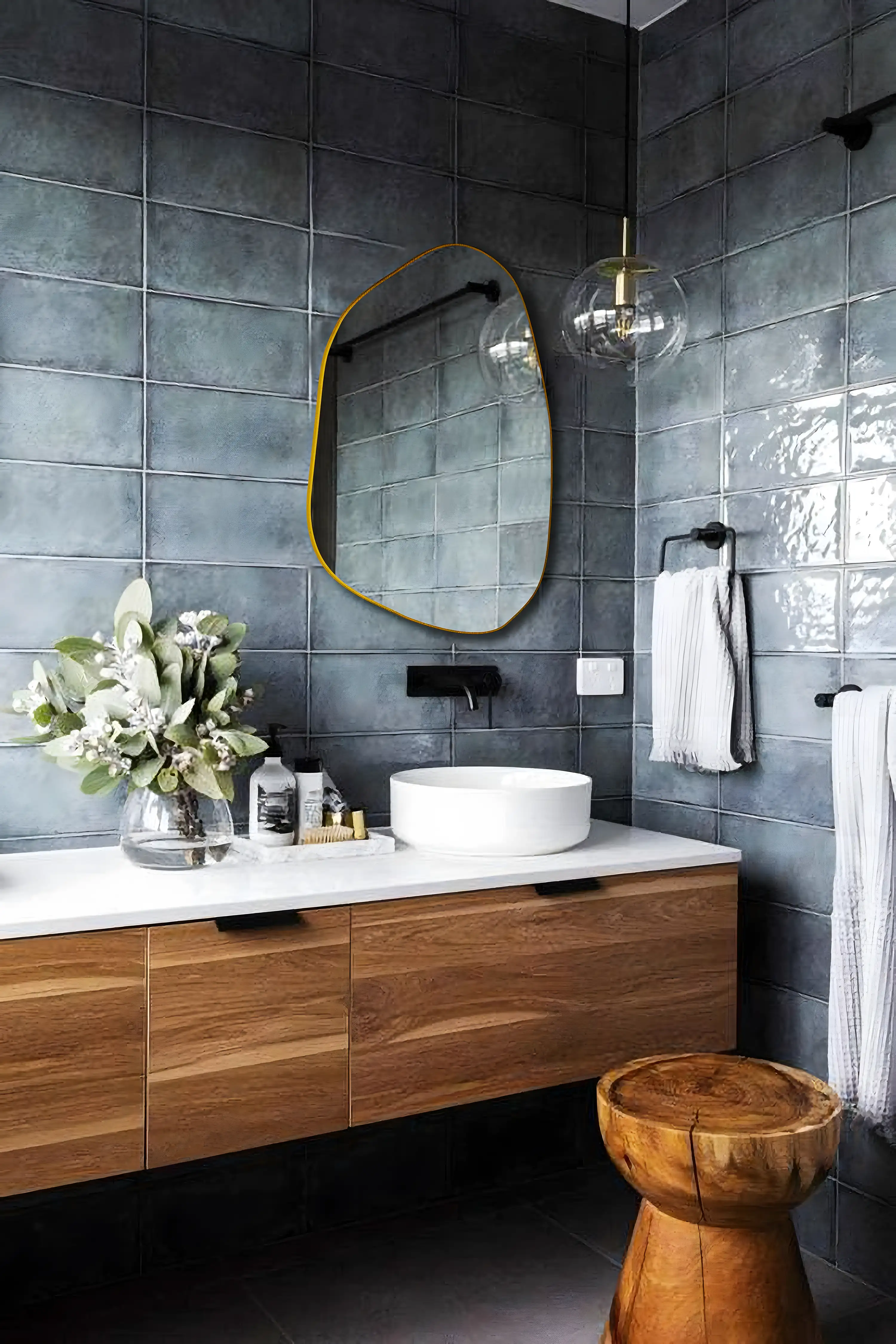 Sleek Modern Minimalist Bathroom